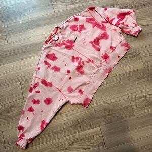 Nike tie dye oversized sweater